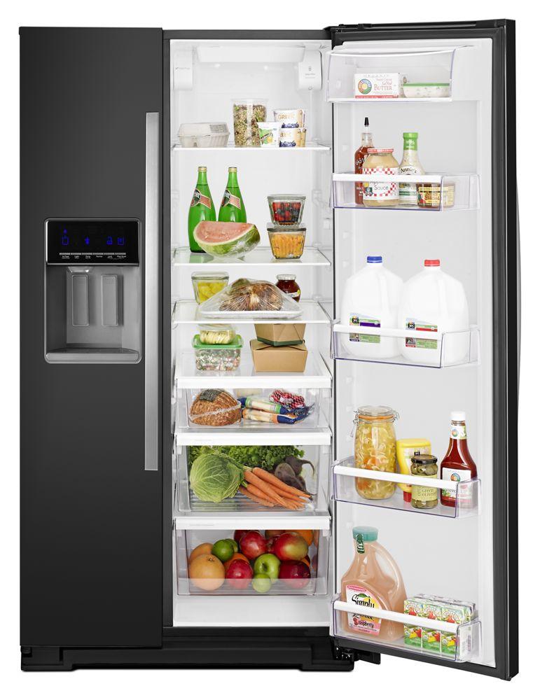 Whirlpool 36-inch Wide Side-by-Side Refrigerator with Temperature Control - 26 cu. ft.