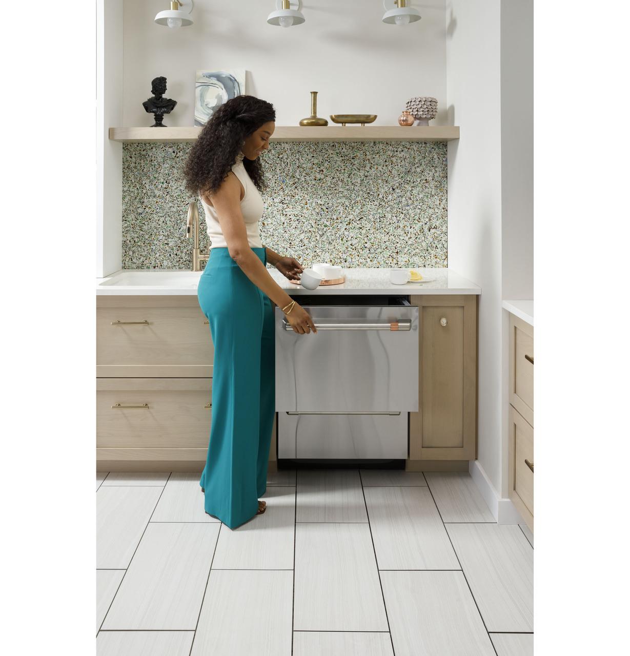 Cafe CDD420P2TS1 CAF(EBACK)™ Dishwasher Double Drawer