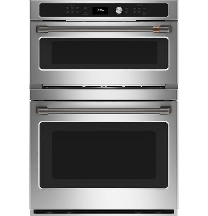 Cafe CTC912P2NS1 CAF(EBACK)™ 30 in. Combination Double Wall Oven with Convection and Advantium® Technology