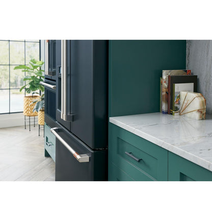 Cafe CYE22UP2MS1 CAF(EBACK)™ ENERGY STAR® 22.1 Cu. Ft. Smart Counter-Depth French-Door Refrigerator with Keurig® K-Cup® Brewing System