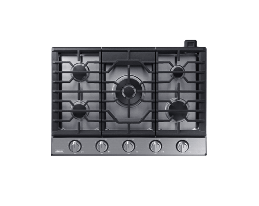 Dacor DTG30P875NS Transitional 30" Gas Cooktop, Silver Stainless Steel, Natural Gas/Liquid Propane