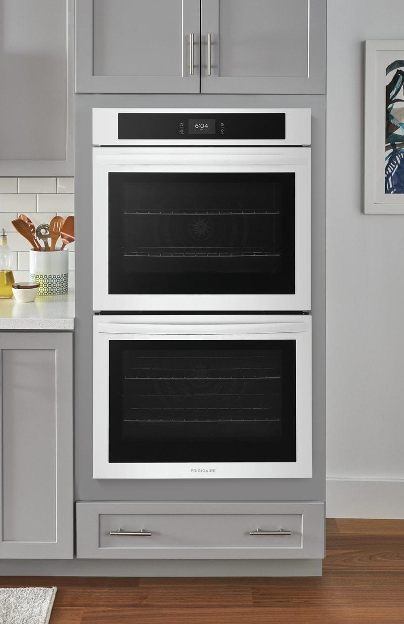 Frigidaire FCWD3027AW 30" Double Electric Wall Oven with Fan Convection