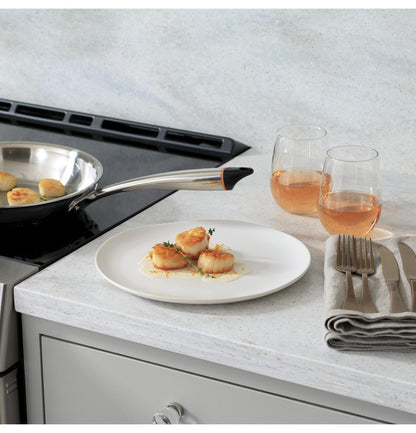 Cafe CHS900P2MS1 CAF(EBACK)™ 30" Smart Slide-In, Front-Control, Induction and Convection Range with Warming Drawer