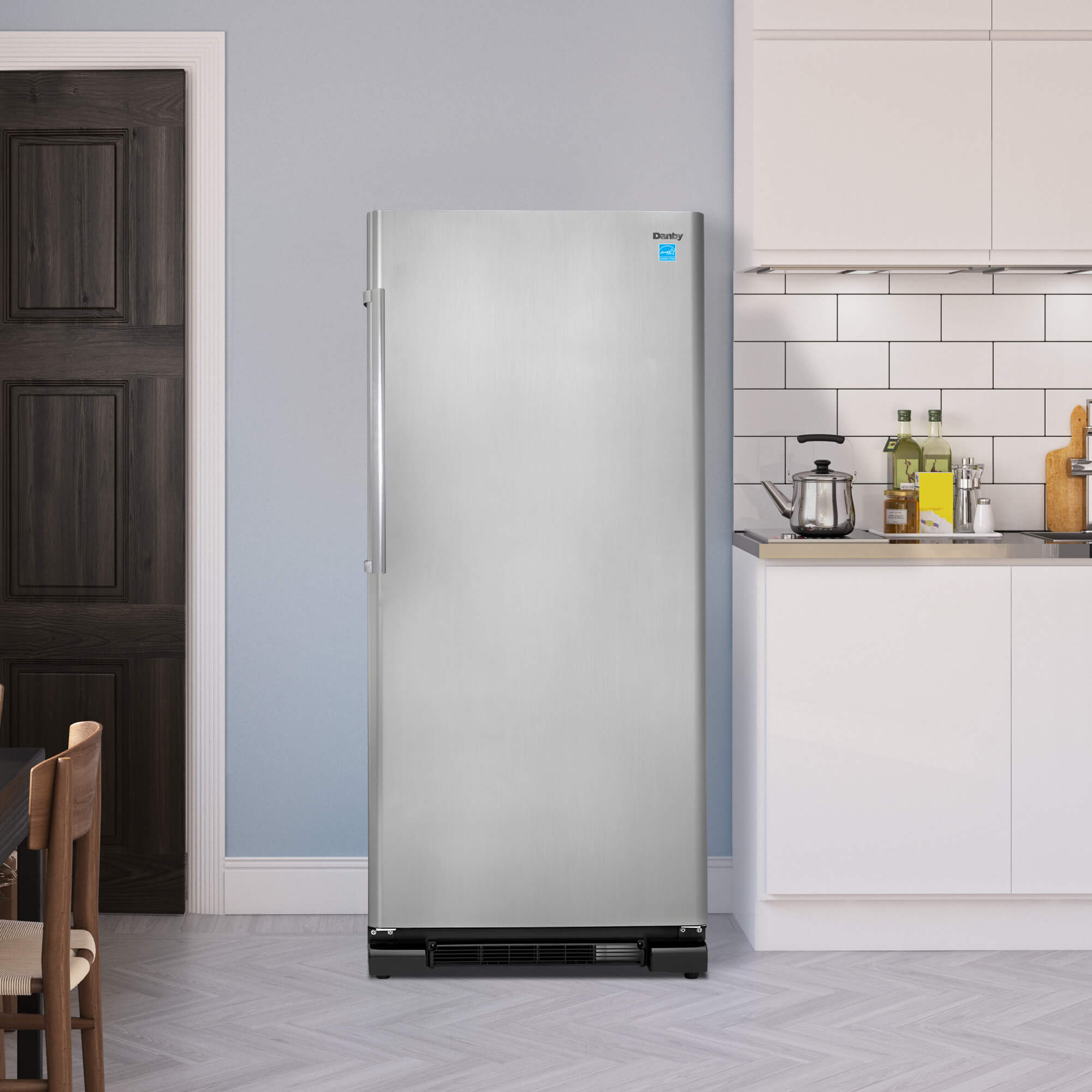 DAR170A3BSLDD Danby Designer 17.0 cu. ft. Apartment Size Fridge in Stainless Steel Look