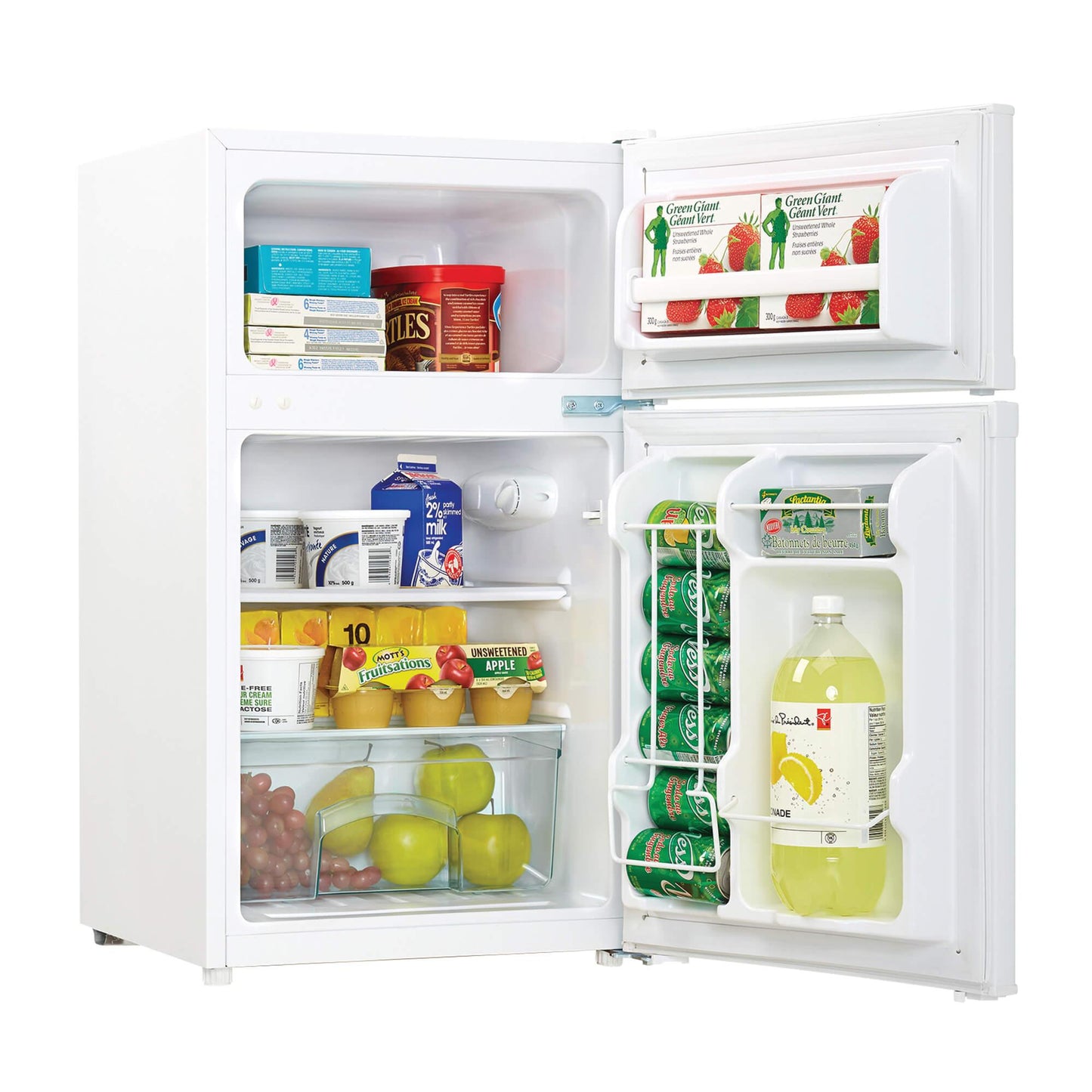 DCR031B1WDD Danby 3.1 cu. ft. 2-door Compact Fridge in White