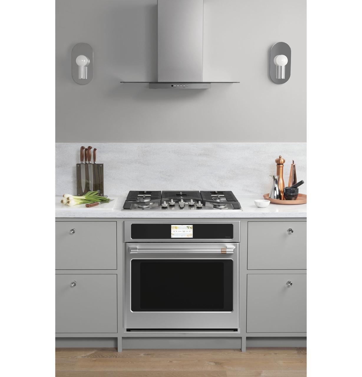 Cafe CTS70DP2NS1 CAF(EBACK)™ 30" Smart Single Wall Oven with Convection