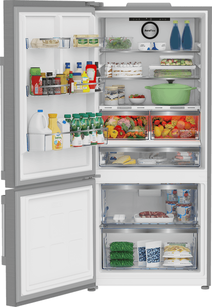 Beko BFBF30216SSL 30" Bottom Freezer Refrigerator