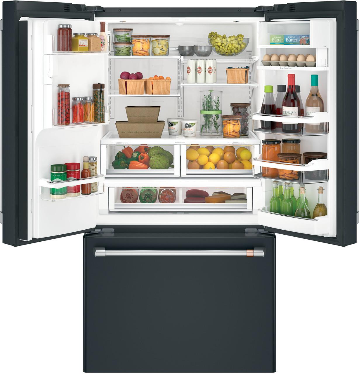 Cafe Caf(eback)™ ENERGY STAR® 27.7 Cu. Ft. Smart French-Door Refrigerator with Hot Water Dispenser