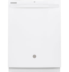 GE® ENERGY STAR® Top Control with Plastic Interior Dishwasher with Sanitize Cycle