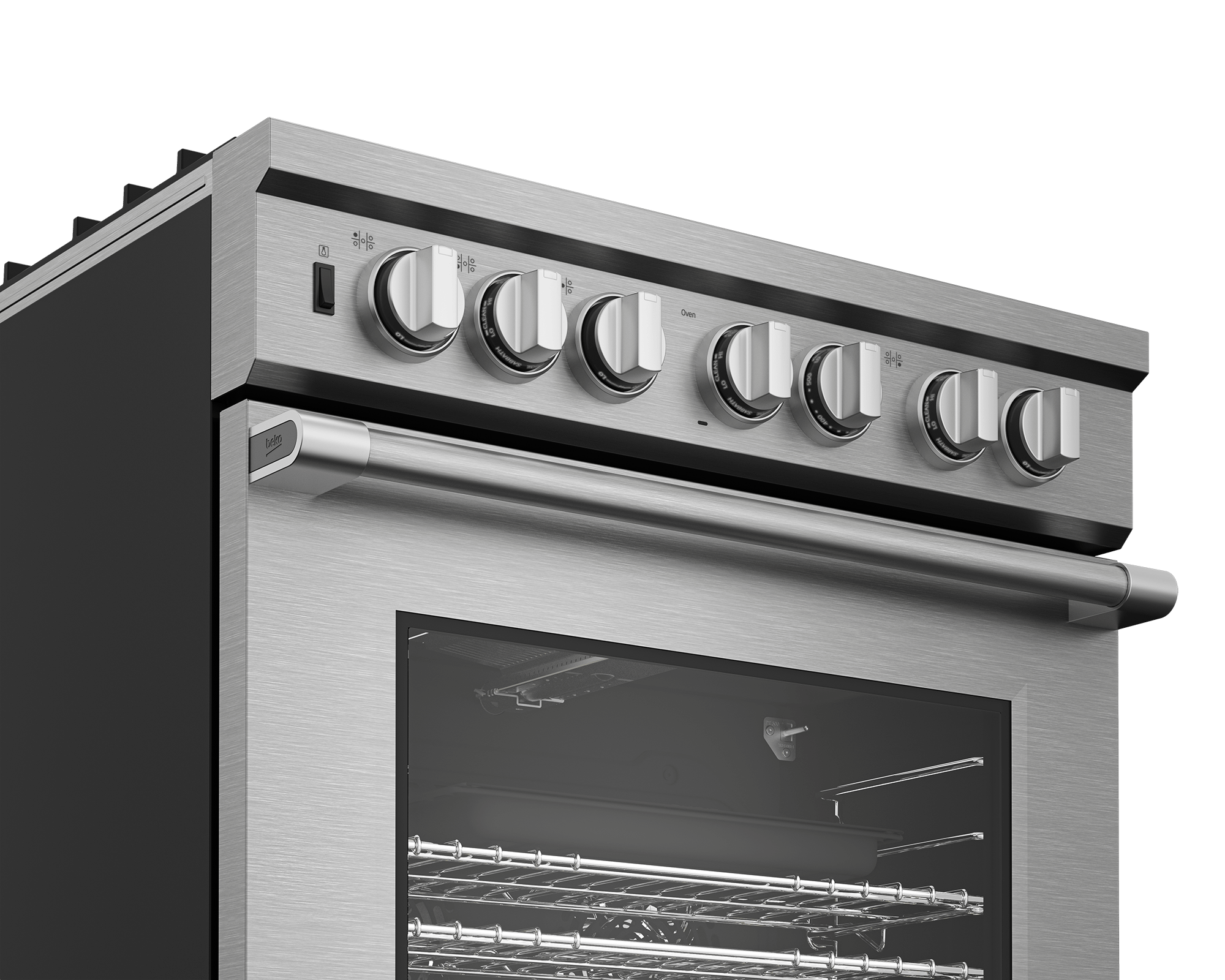 Beko 30" Stainless Steel Pro-Style Gas Range