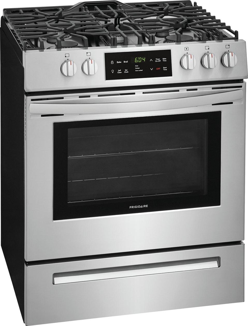 Frigidaire 30" Front Control Freestanding Gas Range