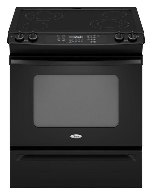Whirlpool GY397LXUB 30-inch Self-Cleaning Slide-In Electric Range