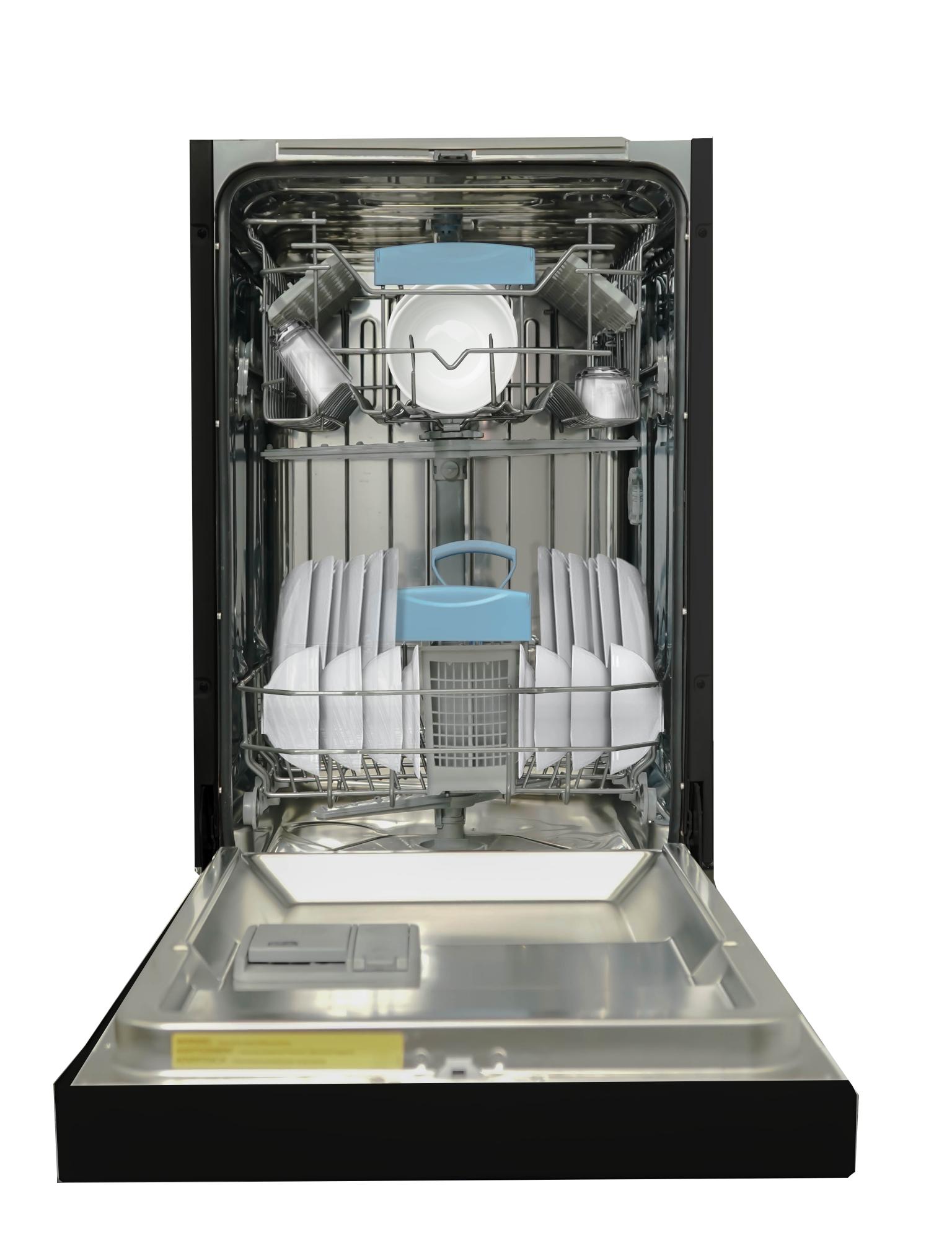 DDW18D1EB Danby 18" Wide Built-in Dishwasher in Black