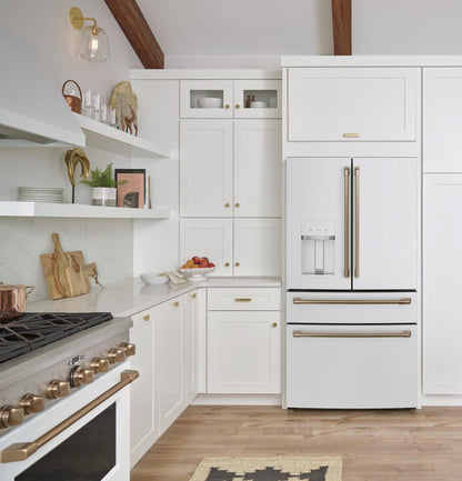 Cafe CVE28DP4NW2 CAF(EBACK)™ ENERGY STAR® 27.8 Cu. Ft. Smart 4-Door French-Door Refrigerator