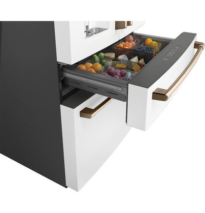 Cafe CVE28DP4NW2 CAF(EBACK)™ ENERGY STAR® 27.8 Cu. Ft. Smart 4-Door French-Door Refrigerator