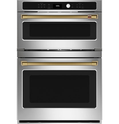 Cafe CTC912P2NS1 CAF(EBACK)™ 30 in. Combination Double Wall Oven with Convection and Advantium® Technology
