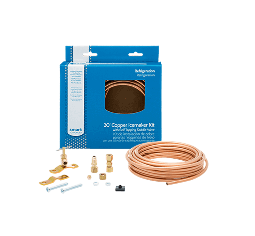 Frigidaire 5304490717 Smart Choice 20' Copper Refrigerator Waterline Kit, Self Tapping