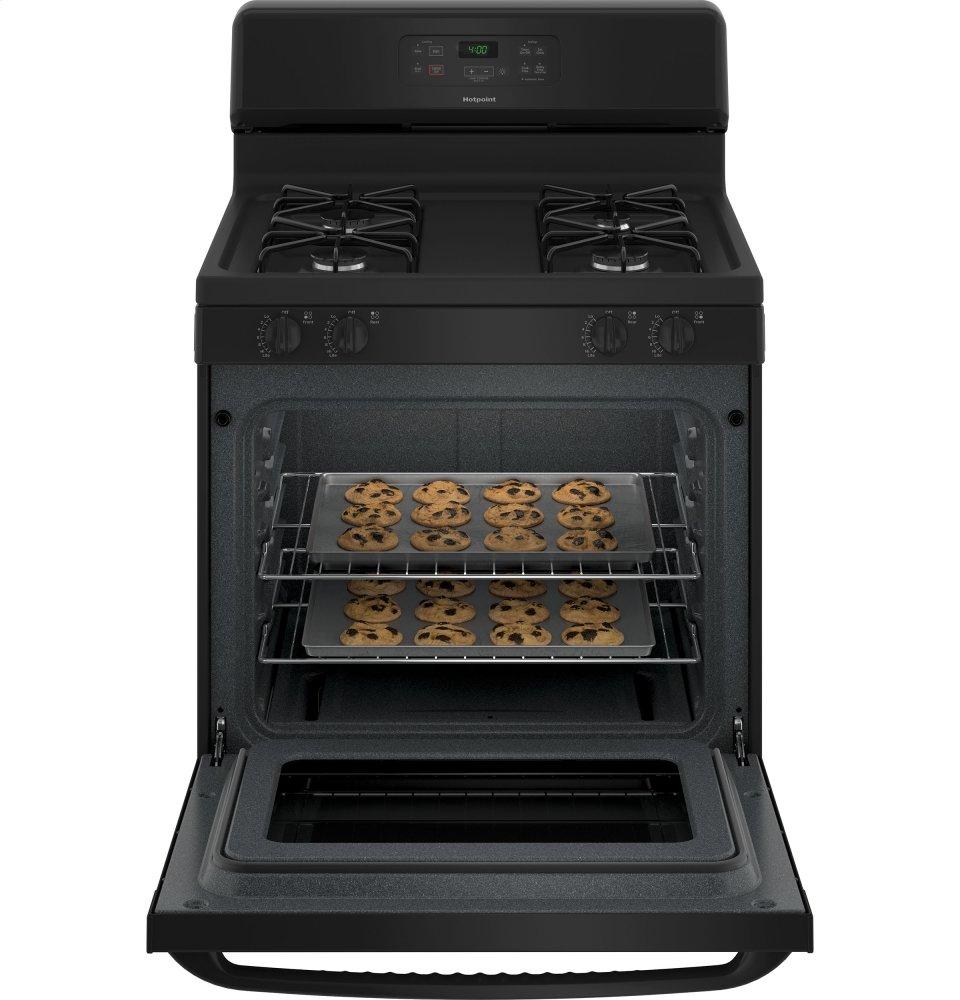 Hotpoint® 30" Free-Standing Standard Clean Gas Range