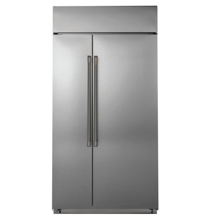 Cafe CSB42WP2NS1 CAF(EBACK)™ 42" Smart Built-In Side-by-Side Refrigerator
