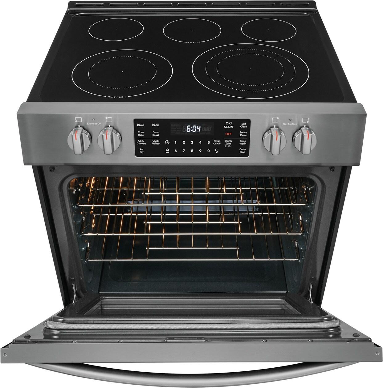 Frigidaire Gallery 30" Front Control Electric Range with Air Fry