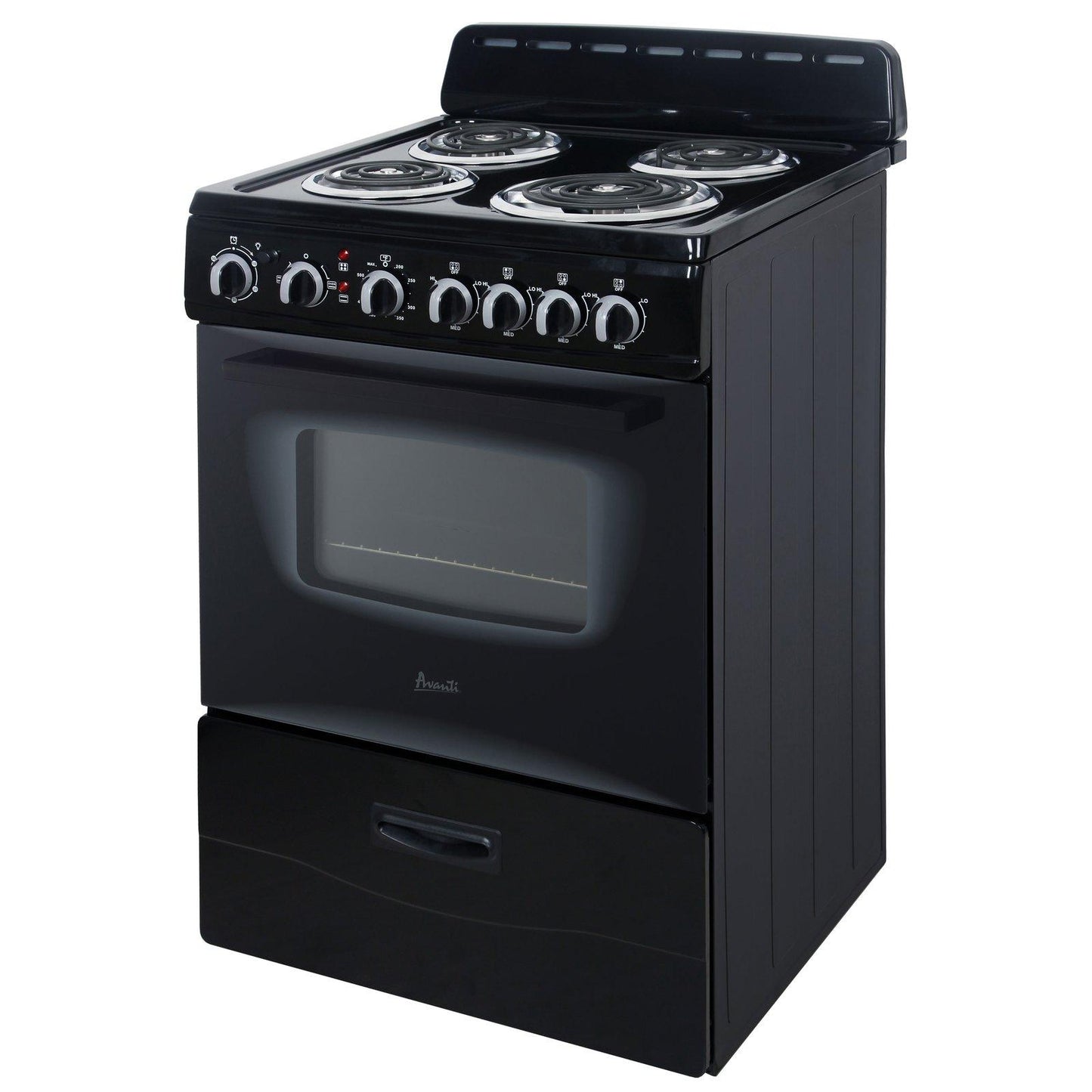 ERU240P3S Avanti 24" Electric Range - Stainless Steel