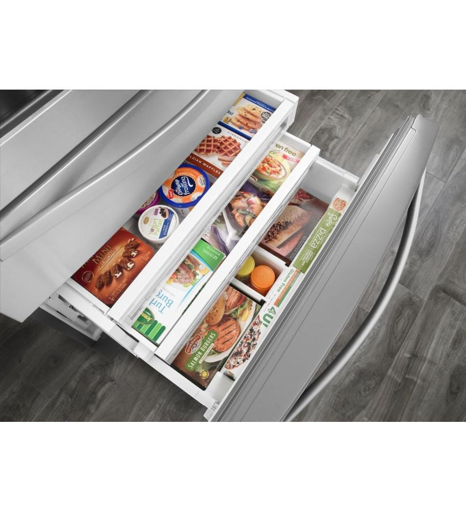 Whirlpool WRX988SIBB 36-inch Wide 4-Door Refrigerator with More Flexible Storage - 26 cu. ft.