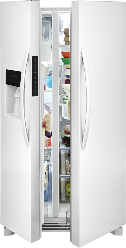 Frigidaire FRSS2623AW 26 Cu. Ft. 36" Standard Depth Side by Side Refrigerator