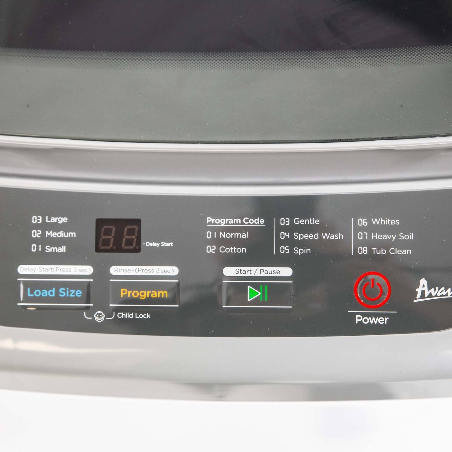 CTW84X0WIS Avanti 0.84 cu. ft. Compact Washer Machine