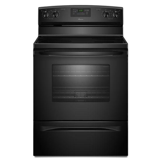 Amana® 30-inch Amana® Electric Range with Easy Touch Electronic Controls - Black