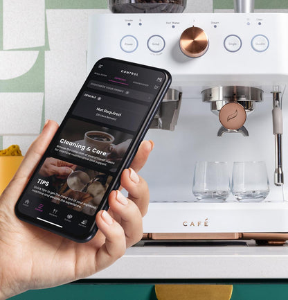 Cafe C7CESAS4RW3 CAF(EBACK)™ BELLISSIMO Semi Automatic Espresso Machine + Frother