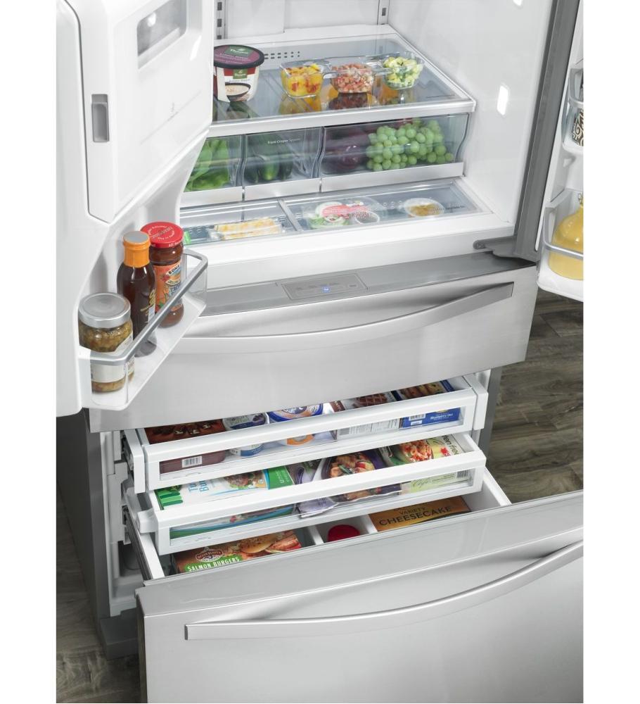 Whirlpool WRX988SIBB 36-inch Wide 4-Door Refrigerator with More Flexible Storage - 26 cu. ft.