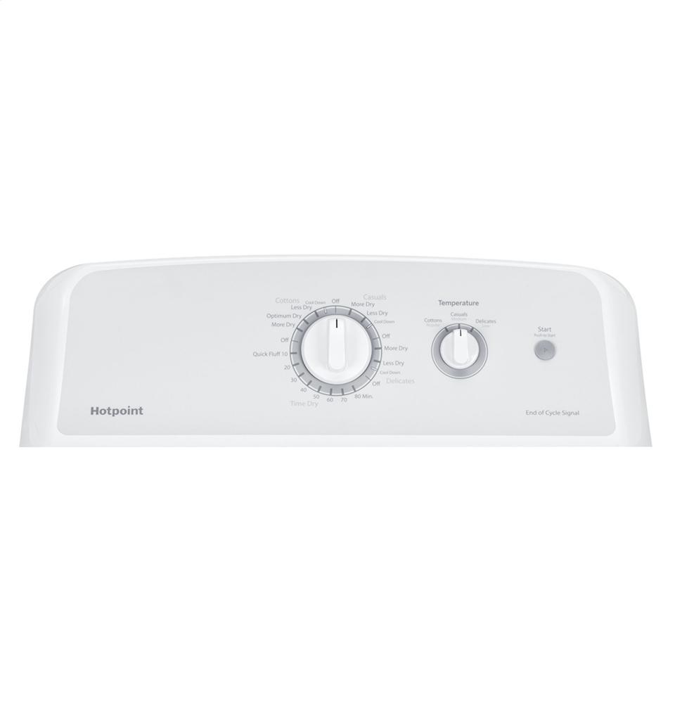 Hotpoint® 6.2 cu. ft. Capacity aluminized alloy Electric Dryer