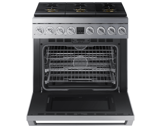 Dacor DOP36P86DLS Transitional 36" Dual-Fuel Range, Silver Stainless Steel, Natural Gas/Liquid Propan