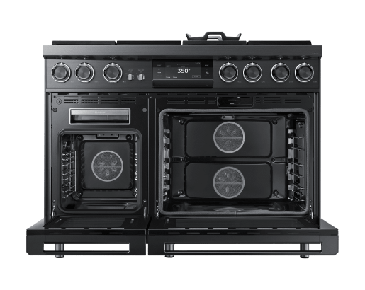 Dacor DOP48M96DLM 48" Pro Dual-Fuel Steam Range, Graphite Stainless Steel, Natural Gas