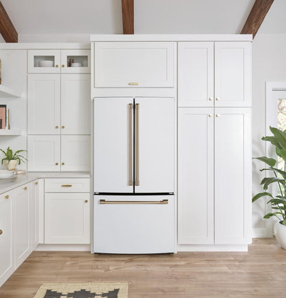 Cafe CWE19SP4NW2 CAF(EBACK)™ ENERGY STAR 18.6 Cu. Ft. Counter-Depth French-Door Refrigerator