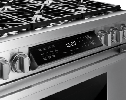 Dacor HDPR36SLP Dual Fuel Pro Range, Silver Stainless Steel, Liquid Propane