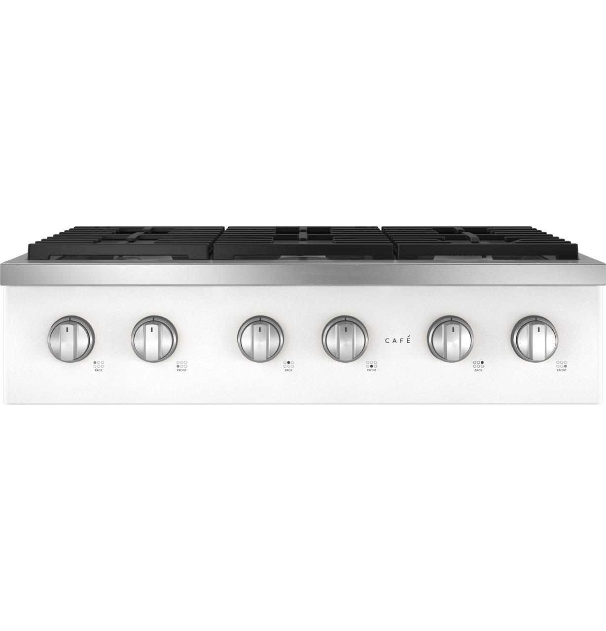 Cafe CGU366P4TW2 CAF(EBACK)™ 36" Commercial-Style Gas Rangetop with 6 Burners (Natural Gas)