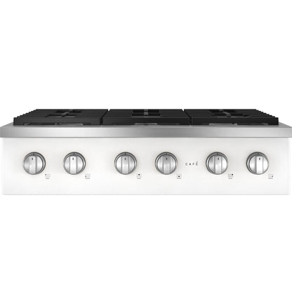 Cafe CGU366P4TW2 CAF(EBACK)™ 36" Commercial-Style Gas Rangetop with 6 Burners (Natural Gas)