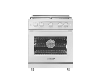 Dacor HGR30PSLP 30" Gas Range, Silver Stainless Steel, Liquid Propane