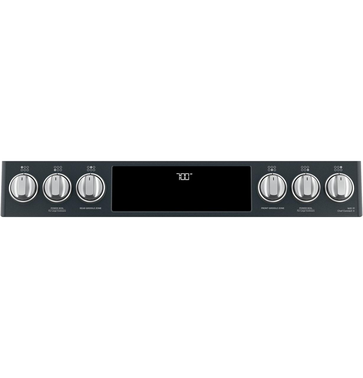 Cafe CGS700P3MD1 CAF(EBACK)™ 30" Smart Slide-In, Front-Control, Gas Range with Convection Oven