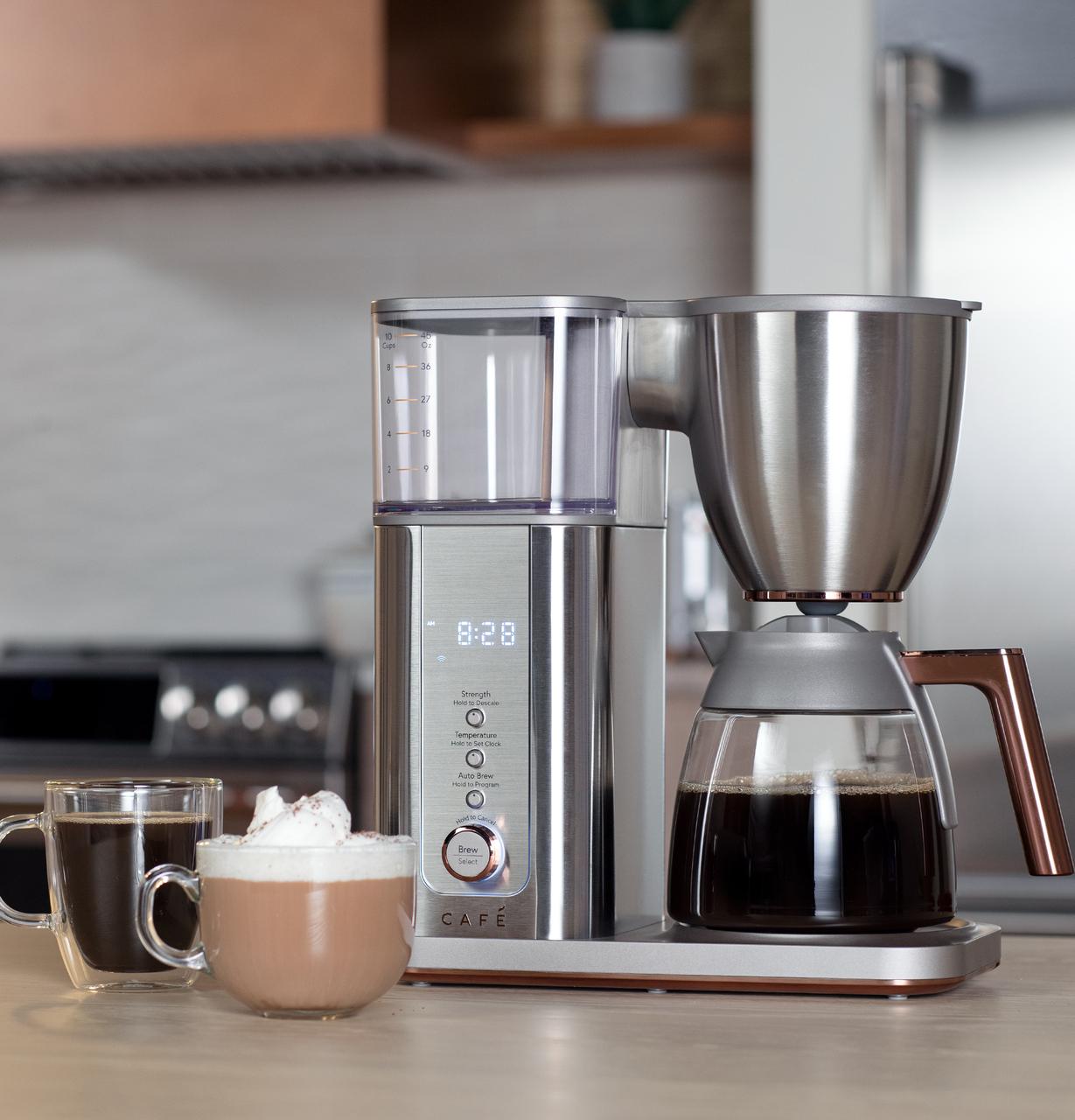 Cafe C7CDABS2RS3 CAF(EBACK)™ Specialty Drip Coffee Maker with Glass Carafe