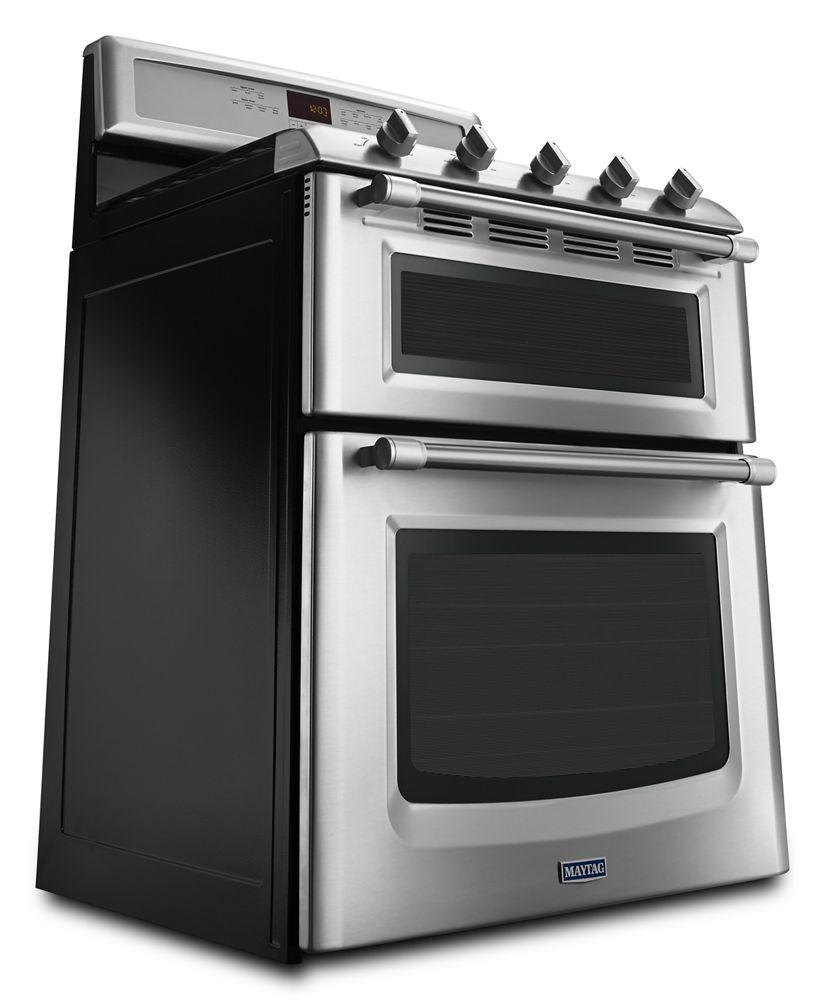 Maytag MGT8820DS 30-inch Wide Double Oven Gas Range with Convection - 6.0 cu. ft.