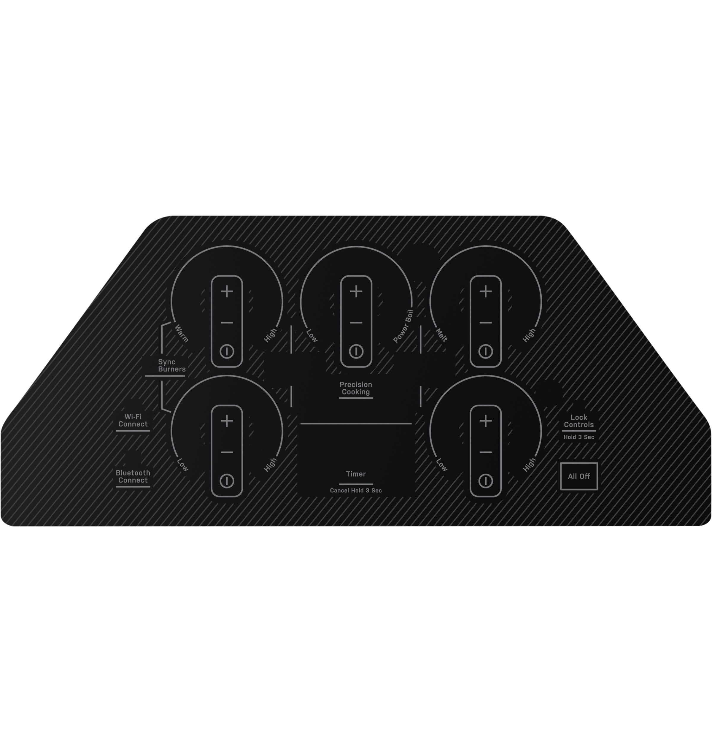 GE Profile 30 Built-in Touch Control Electric Cooktop Black