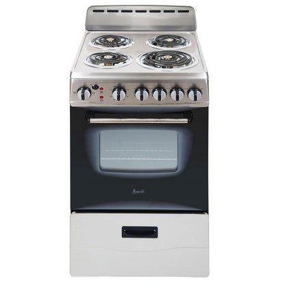 ERU200P0W Avanti 20" Electric Range - White