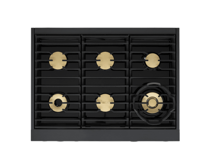 Dacor DTT36M876PM 36" Rangetop, Graphite Stainless Steel, Liquid Propane