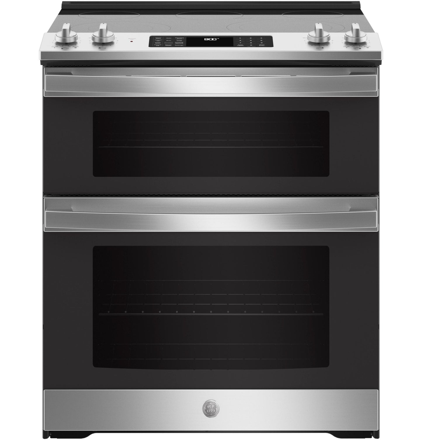 JSS86SPSS GE 30" Slide-In Electric Convection Double Oven Range