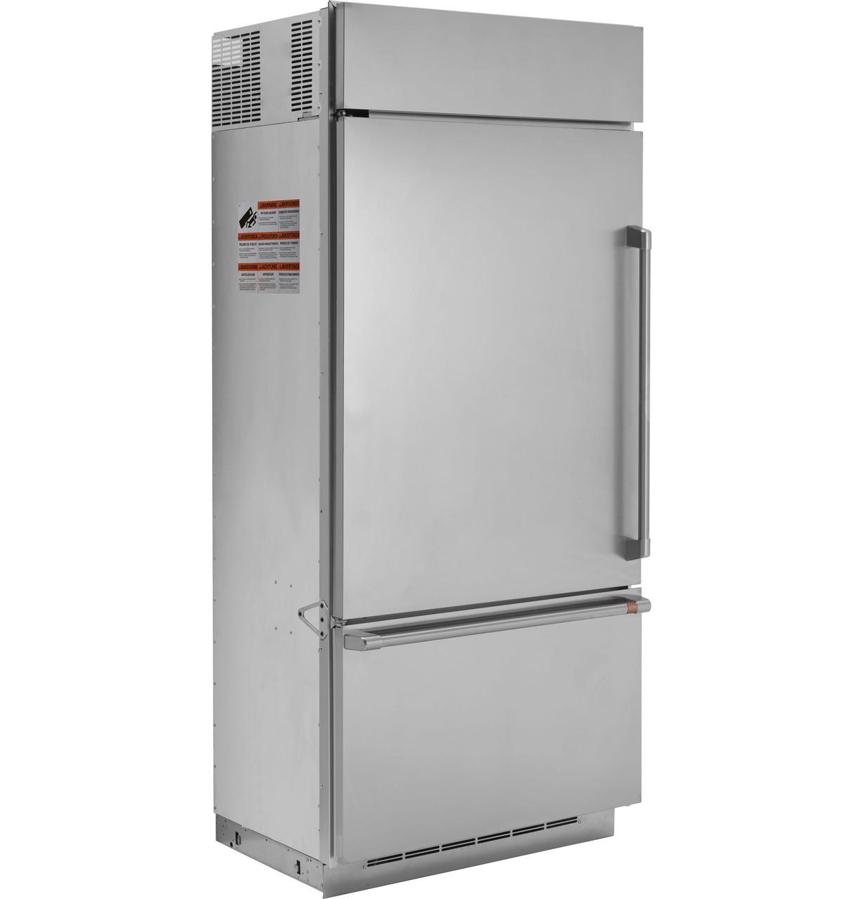 Cafe CDB36LP2RS1 Caf(eback)™ 21.3 Cu. Ft. Built-In Bottom-Freezer Refrigerator