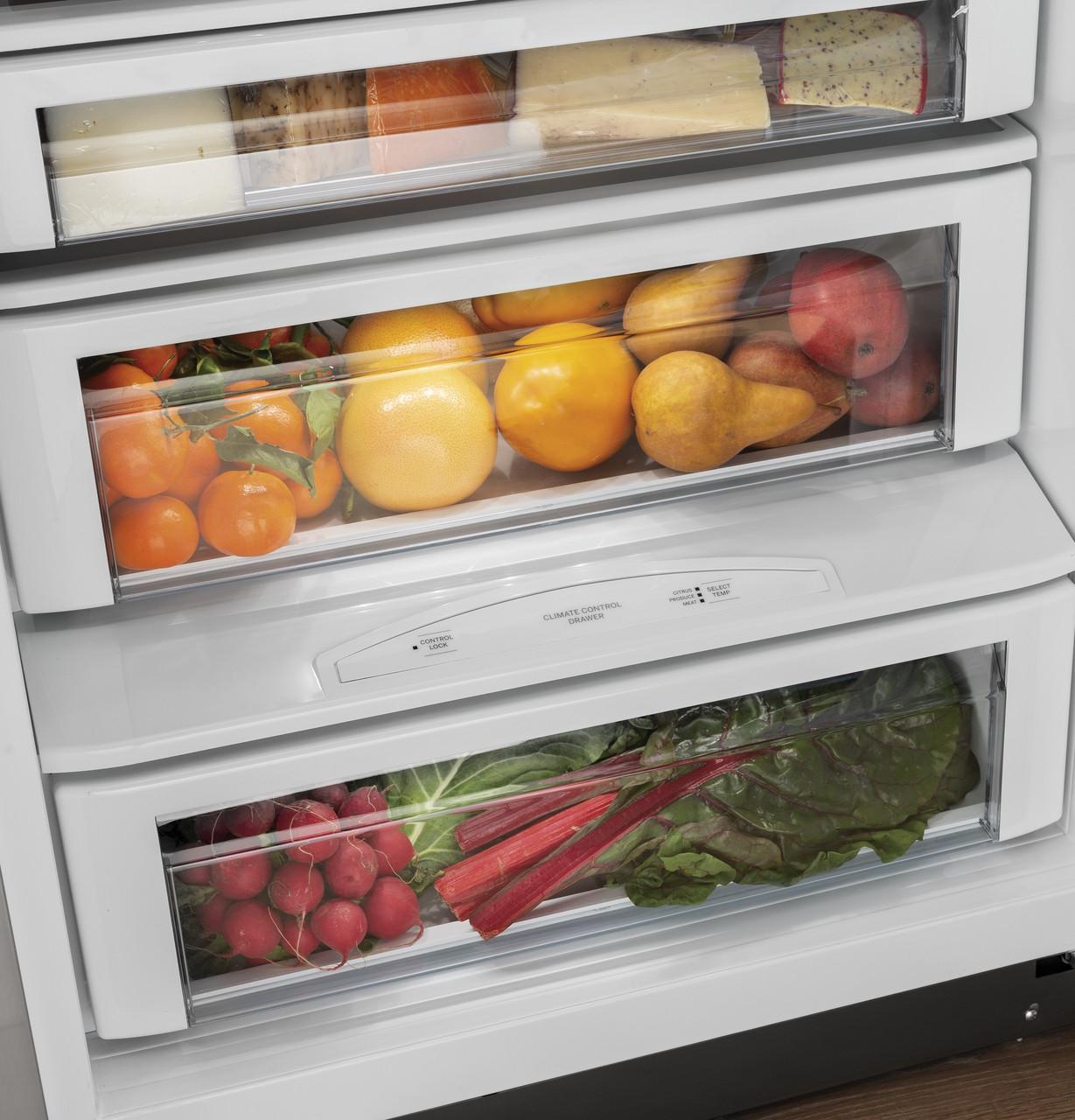 Cafe CSB42WP2NS1 CAF(EBACK)™ 42" Smart Built-In Side-by-Side Refrigerator