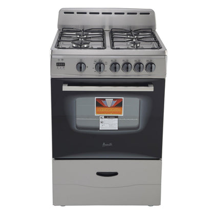 GR2416CSS Avanti 24" Gas Range - Stainless Steel
