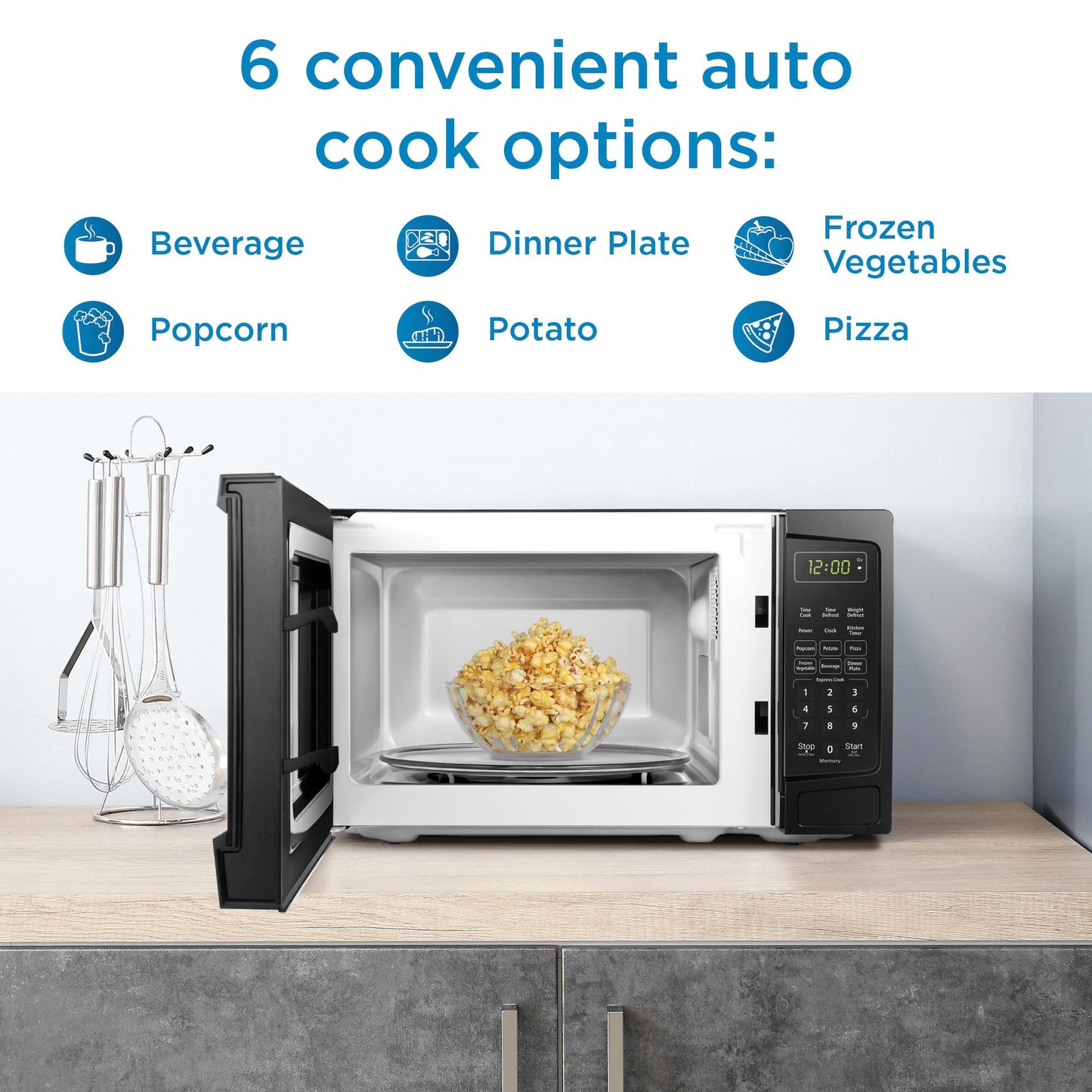 DBMW0920BBB Danby 0.9 cu. ft. Countertop Microwave in Black